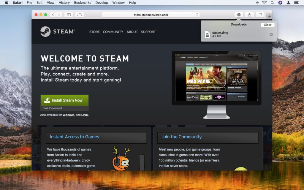 Steam for Mac sets the gold standard for excellence in the gaming arena.